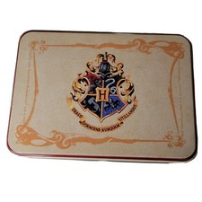 Harry Potter Special Edition Playing Card Set Hogwarts Metal Tin 2 Sealed Decks