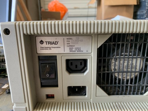VINTAGE TRIAD SYSTEMS CORPORATION MODEL 920 DESKTOP COMPUTER  P/N 1013532-03  WI - Bild 6 von 9