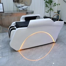 Extra Large Head Spa Shampoo Bed Massage Table with Fumigation Set