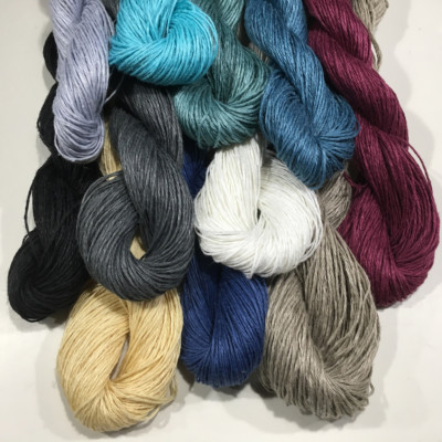 Flax Yarn, DK Weight, 50 Grams, Crochet, Knitting, Weaving, 11 Colors