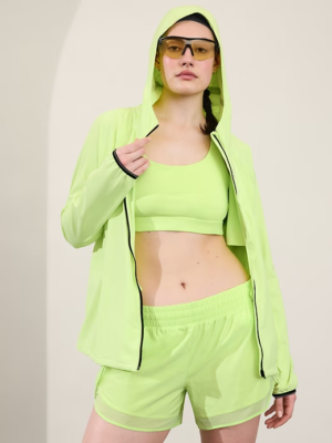 新品ATHLETA 蛍光イエローメッシュジャケット　XL NEW Athleta Dash Jacket, Aloe, Neon Green/Yellow, NWT, Size