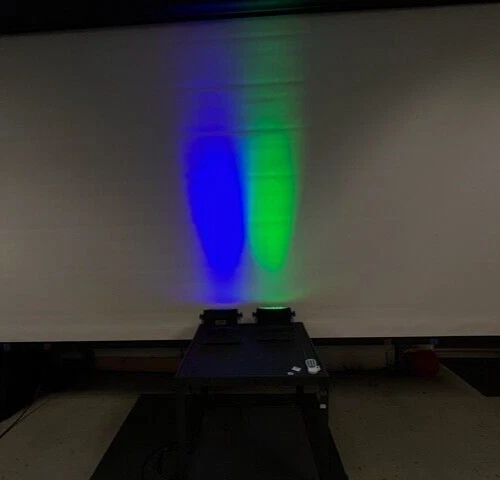 Pair ADJ Mega Go Par 64 LED Party Stage Battery Powered Lights   Tested - Image 2 of 4