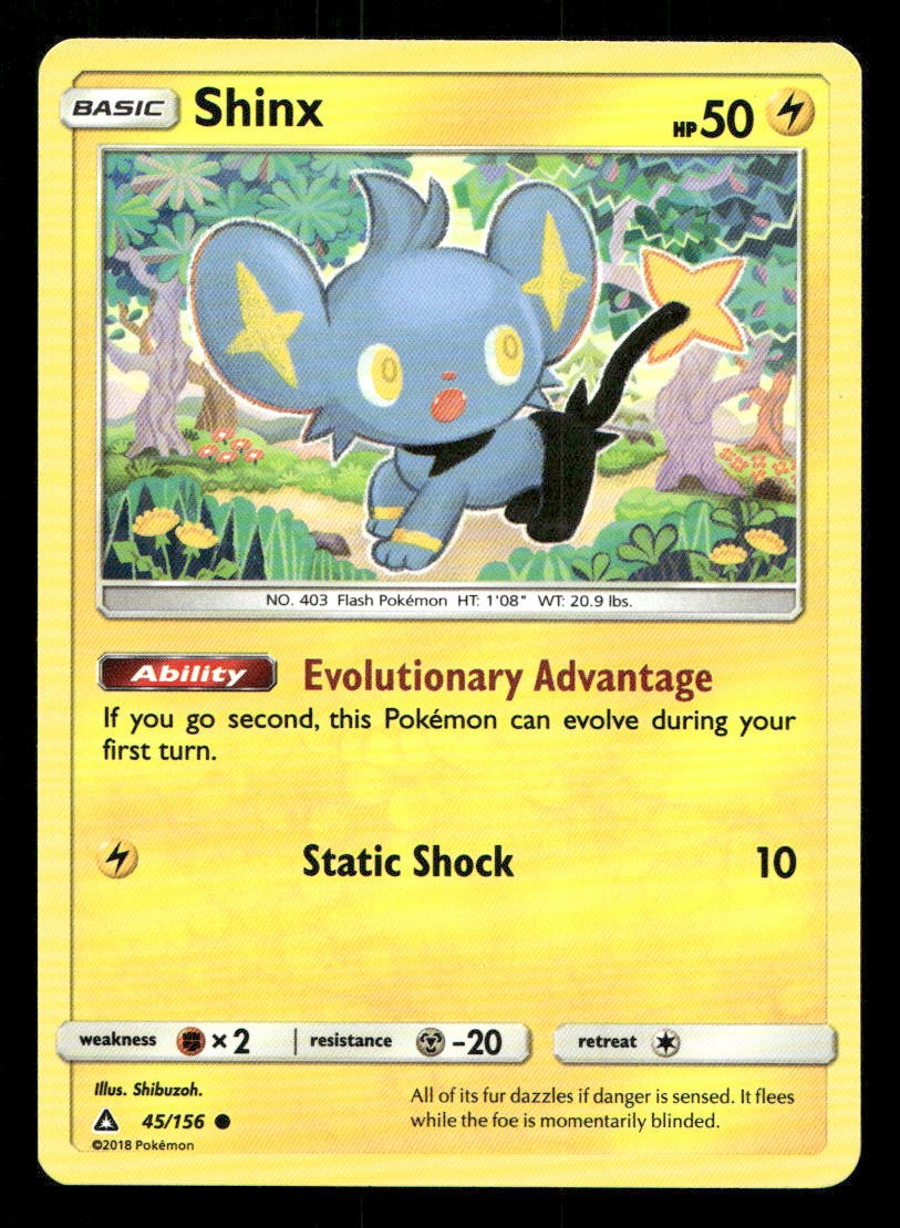 Shinx 45/156 Ultra Prism LP Pokemon