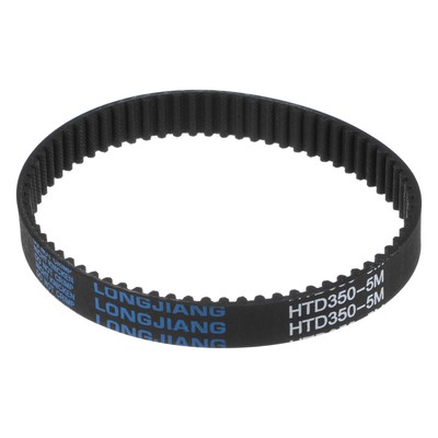 HTD5M-350 Rubber Timing Belt 70 Teeth Closed Loop Belt 15mm Width 350mm Length