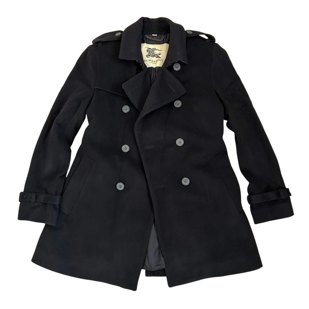 Trench coat uomo Burberry misto cashmere modello recente uomo #EE AFA
