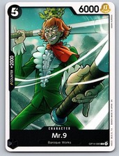 Mr.9 OP14-095 Common The Azure Sea's Seven One Piece Near Mint