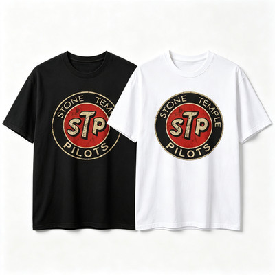 Vintage STP Circular Badge Stone Temple Pilots Rock T-Shirt SIZE S-5XL