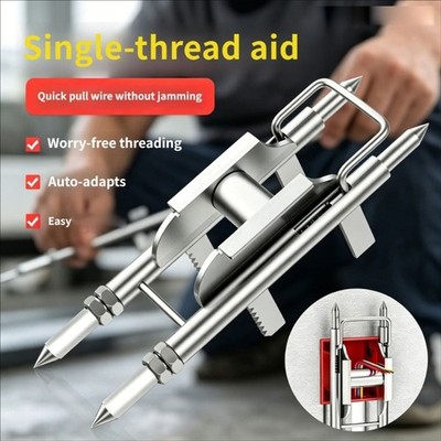 Extendable Wire Threading Aid Cable Puller for Electrician Installation