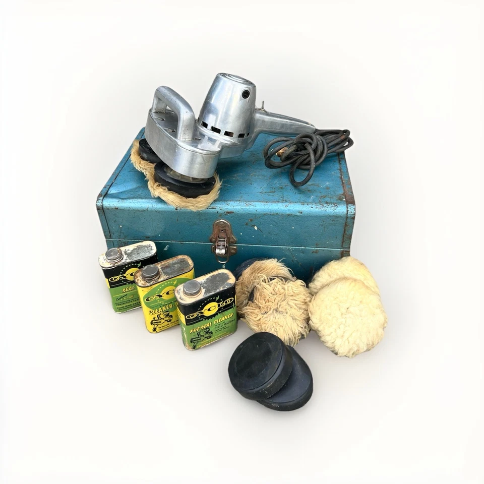 老式 CYCLO 工具型号 5 Pro 双头轨道抛光机! 110伏 — 第 2/4 张图片