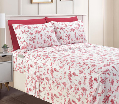 Luxury Soft Bed Sheets Holiday Pattern 1500 Premium Hotel Quality Microfiber-Sof