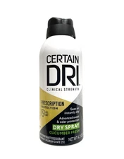 Certain Dri Dry Spray Antiperspirant Deodorant - 4.2 oz - Cucumber Fresh