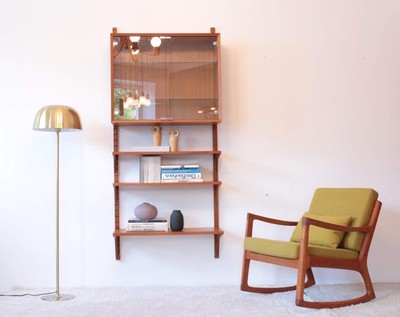 Vintage 60er Teak Cado Poul Cadovius Regalsystem  Mid-Century 60s Wall Shelf