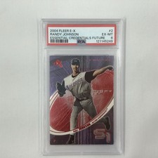 2004 Fleer E-X Essential Credentials Future RANDY JOHNSON /64 PSA 6 #2