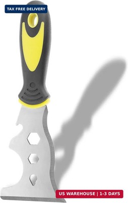 12-in-1 Paint Scraper Tool Putty Knife Caulk Remover Metal Spackle Scraper