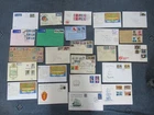 Collection Of Various GB and World Stamps on first day covers / envelope (LW T2)