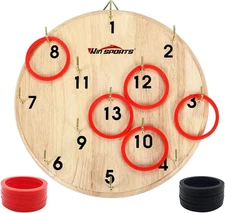 Ring Toss Game,Indoor Outdoor for Kids Adults Family,Fun Tailgate or Hangs on Wa