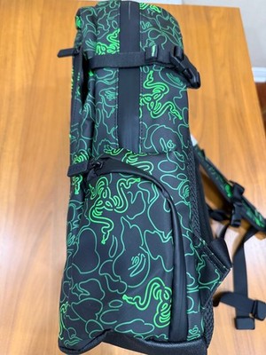 BAPE x Razer A Bathing Ape Neon Camo Backpack Green | eBay