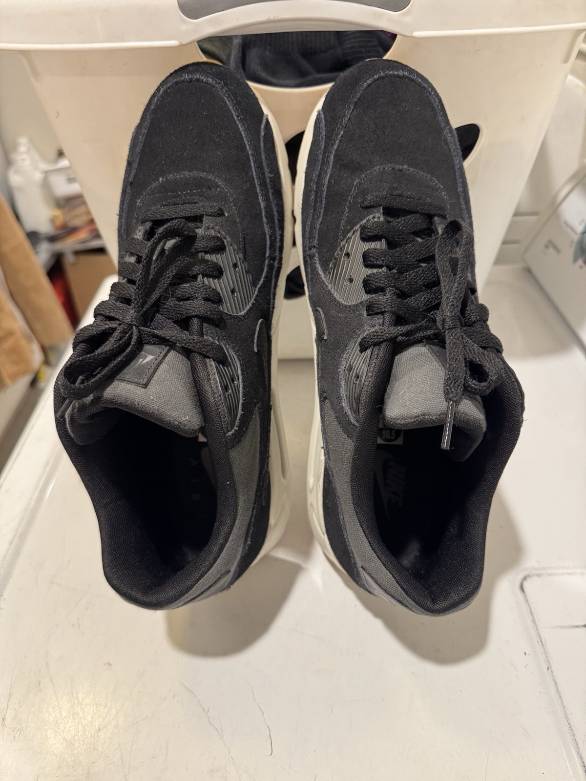 Nike Air Max 90 Ultra 2.0 Men's Sneakers Black Gum Suede Size 10.5 thumbnail 8