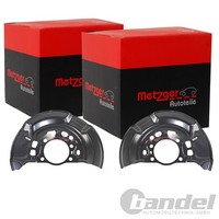 2X Metzger Spritzbleche Bremsscheiben Vorne Passend FÜR Toyota Auris Corolla
