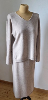 Celine Zweiteiliges Ensemble Kaschmir Taupe S