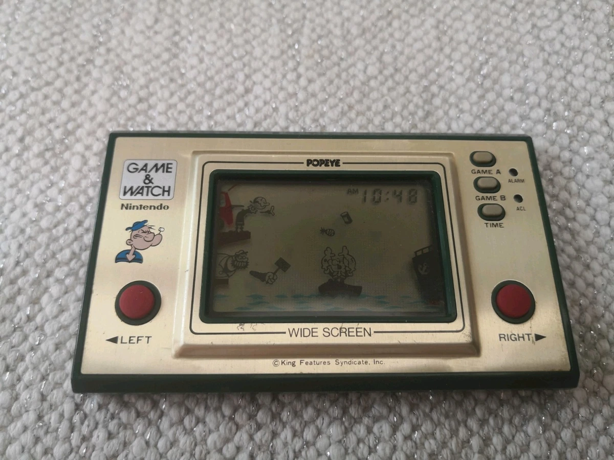 【激レア】Nintendo Game & Watch Popeye Episode 22 - Nintendo Game & Watch Popeye PP-23 - 1981 - YouTube