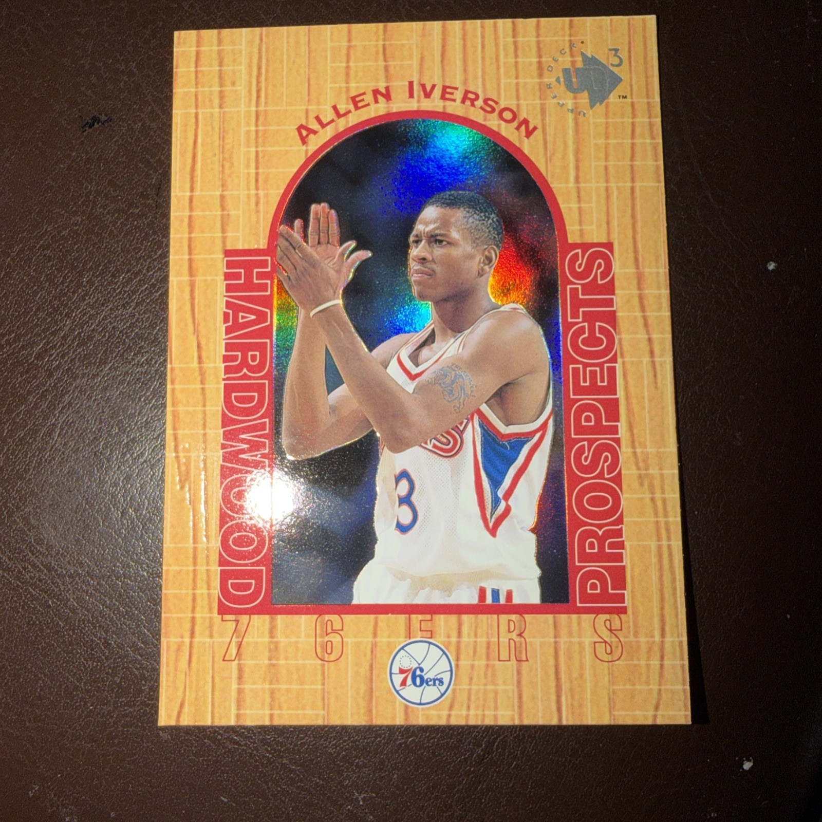1996-97 Upper Deck UD3 - Hardwood Prospects Allen Iverson #14 (RC)
