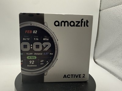 Amazfit Active 2 44mm AMOLED 512 MB Fitness Smart Watch Zepp OS (Black)