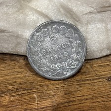 piece monnaie france 5 francs FAUX D EPOQUE 1840