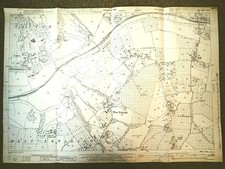 Kent Old Map Plan History Genealogy Teston, West Farleigh, Kettle Corner 1938