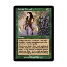 WotC MtG Planeshift Primal Growth (C) (Foil) EX