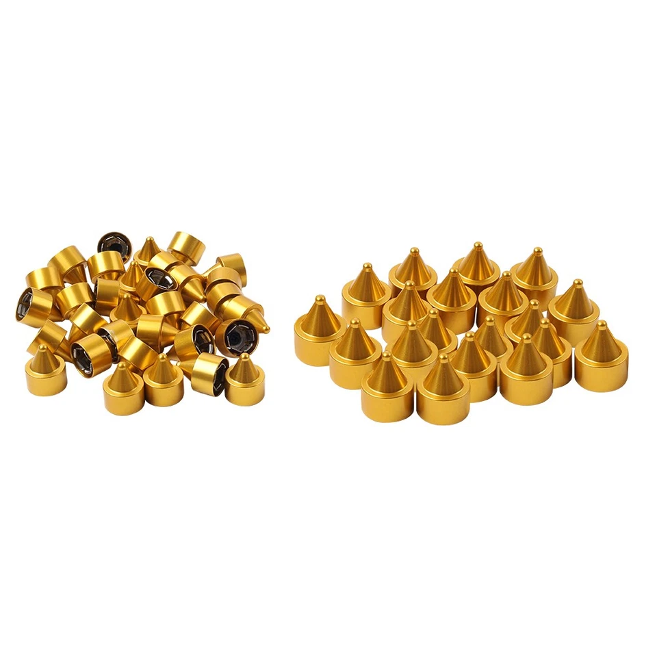 52X For Indian Chief Roadmaster Challenger Engine Topper Bolt Cover Screw Cap Foto 2 de 4