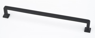 Alno Millennium Appliance Pull 18 in. CtC Matte Black - D950-18-MB