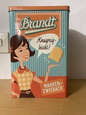Blechdose Brandt Zwieback Werbung Dose Retro