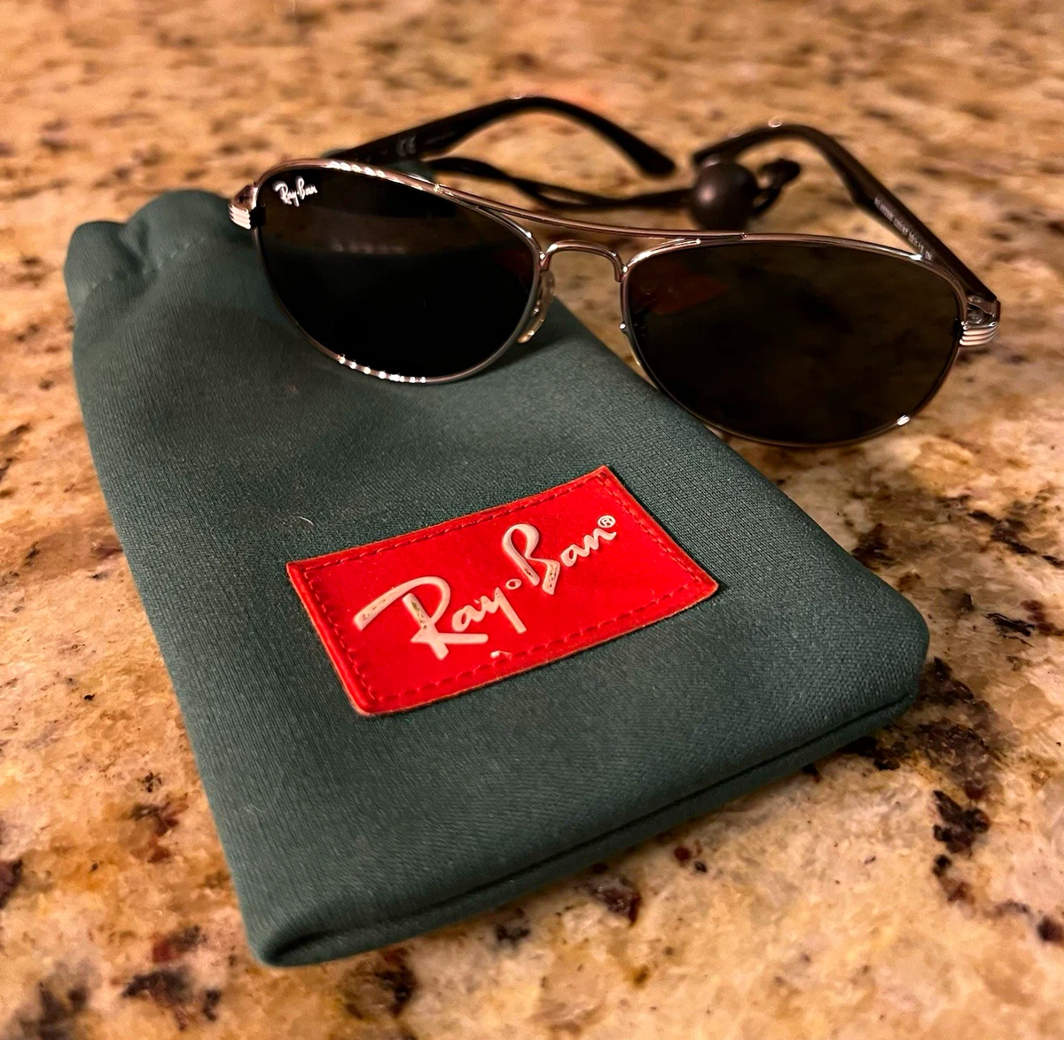 Ray-Ban RJ 9529S 200/87 Pilotenbrille schwarzes Gestell/schwarze Gläser 50-13