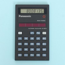 Vintage Panasonic JE-367U Solar Powered Pocket Handheld Calculator
