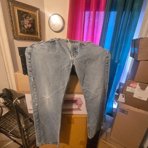 Carhartt Jeans Mens 38 x 32 B480 DVB Straight Traditional Fit Denim Workwear - Picture 9 of 9