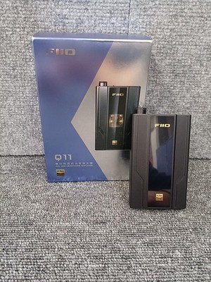 FiiO Q11 USB DAC Kopfhörerverstärker Schwarz In Guter Zustand Zubehör