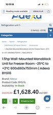 Adexa BYG16 1.5hp Wall-Mounted Freezer Monoblock Unit