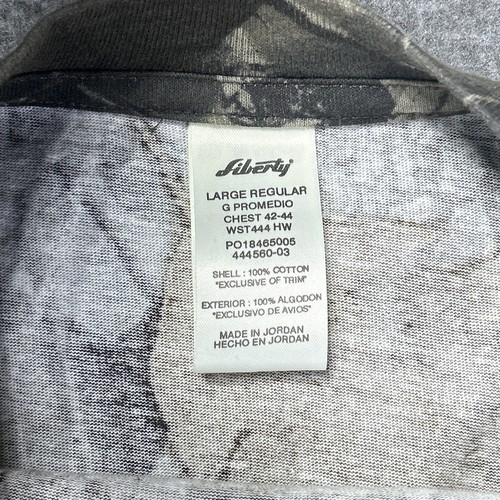 Camo Shirt Mens Large Regular Fit Short Sleeve Liberty Real Tree Hardwoods - Picture 4 of 8