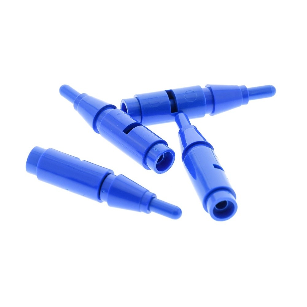 4x Lego Antenna 1x4 Blue Connector 2L Cone Brick 1x1 4589b 62462 3957