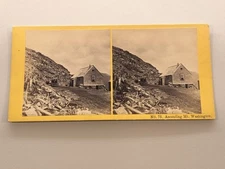 Ascending Mt. Washington New Hampshire Kilburn Stereoview Photo Mount No. 75