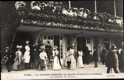 Ak Paris, die Grande Semaine, der Grand Steeple d'Auteuil, die... - 4009406