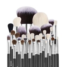 34PCS Makeup Brush Set for Foundation Blending Eyeshadow with Soft Bristle