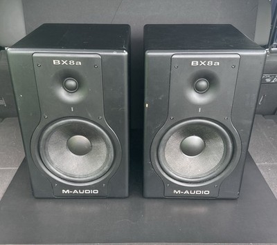 M-Audio Studiophile BX8a Deluxe 8  Powered Studio Monitors Pair Untested / As-Is