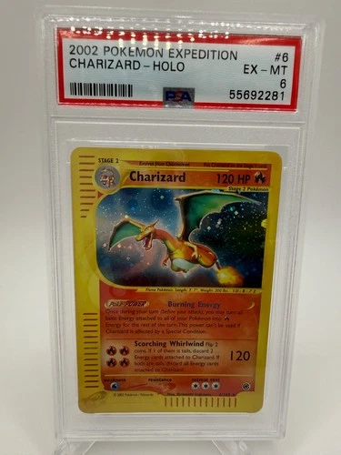 2002 Pokemon Expedition Charizard Holo PSA 6 #6