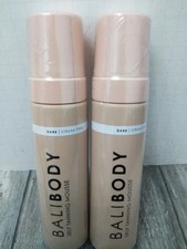Bali Body Dark Self Tanning Mousse streak free, NEW Sealed 6.7 fl oz 2pk 