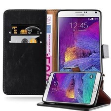 Custodia per Samsung Galaxy NOTE 4 Portafoglio Protettiva Magnetica Libro Cover