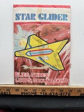 1970s 1980s Star Glider Airplane Toy Vintage