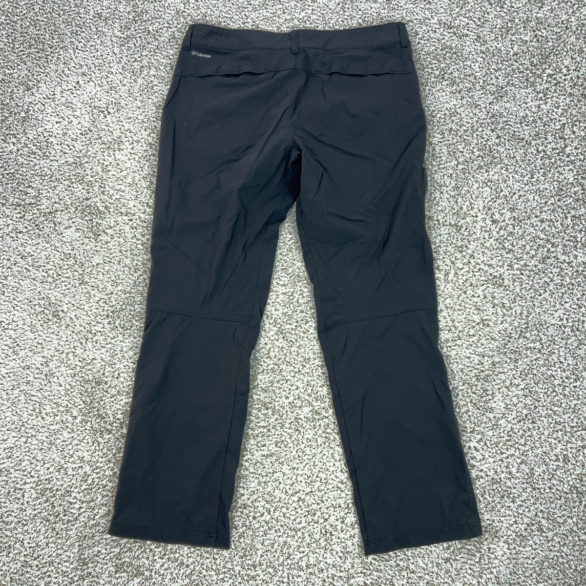 【美品 超高機能】US Columbia OMNI-SHIELD 中綿入り Columbia Pants Women 16 Black Omni-Shield Hiking Travel Water