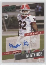 2021 Panini Chronicles Draft Picks Green Monty Rice #PS-DST Auto uk2